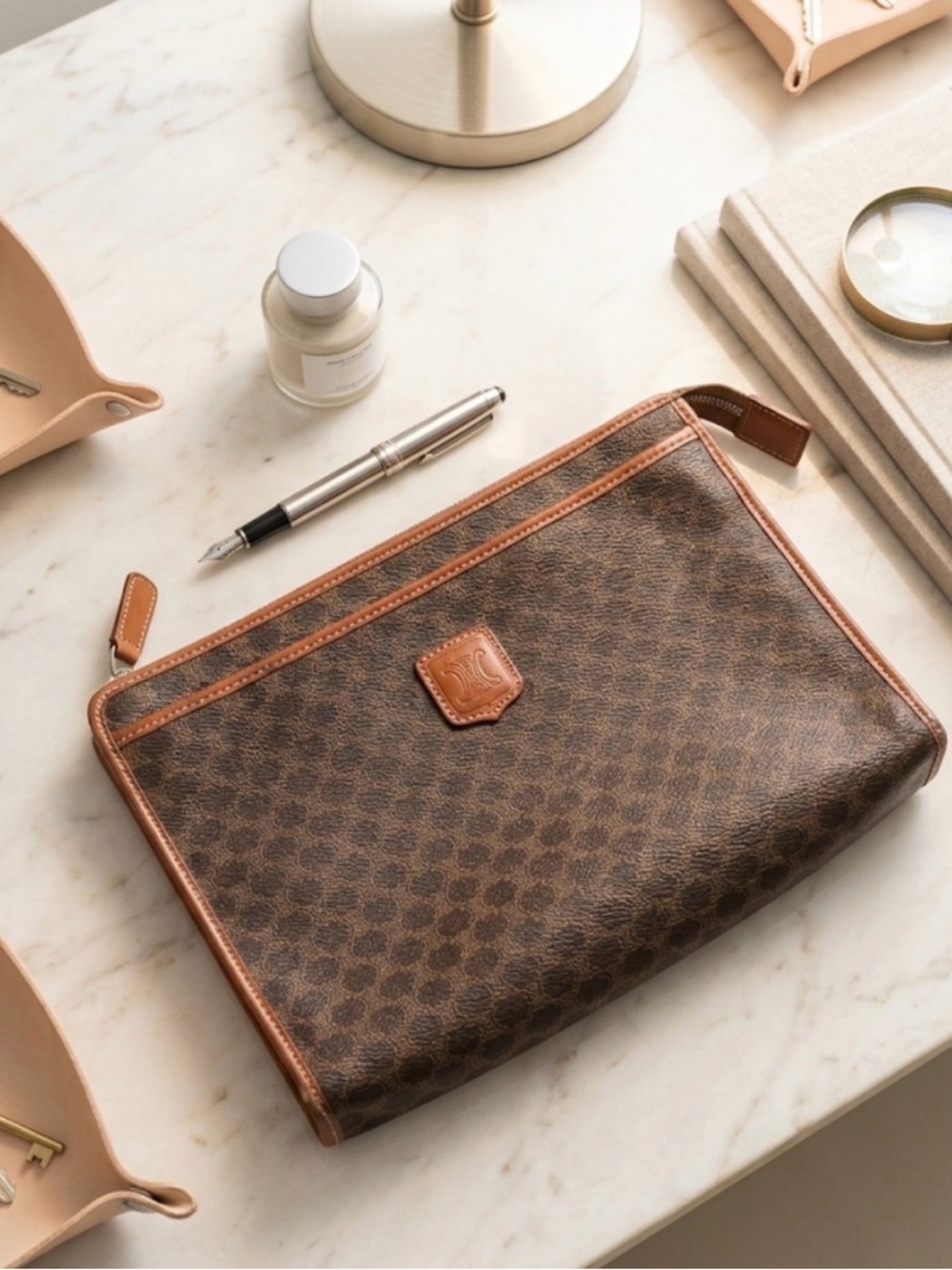 Celine vintage clutch/toiletry bag 💯 Authentic!